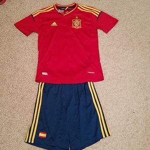 Adidas Spain soccer kit